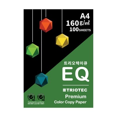 EQ 160g A4 1권 100매 고품질 컬러인쇄용지